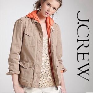 J.Crew Classic Twill Chino Belted Field Jacket EUC